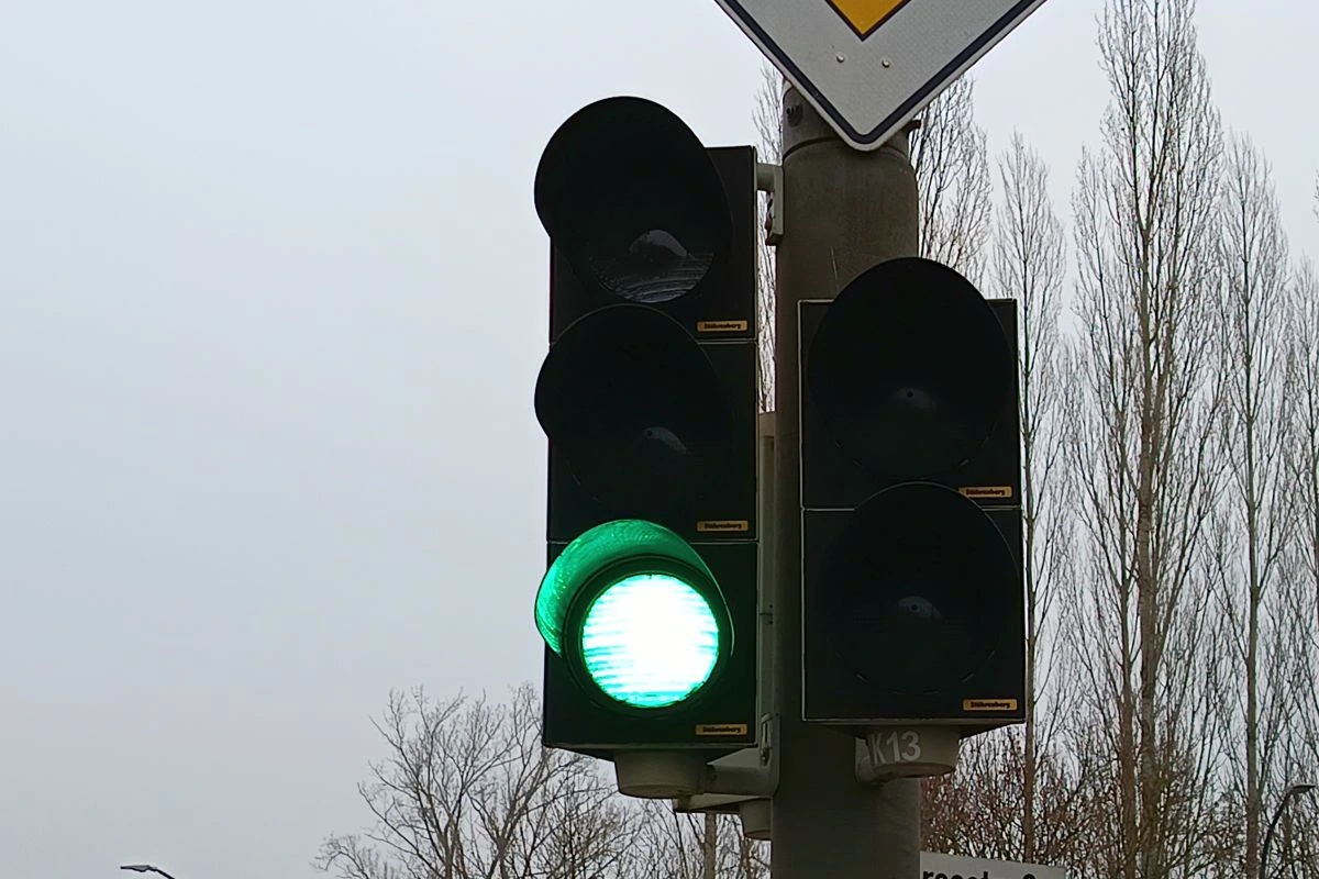 Grüen Ampel in Unterschleißheim (Foto: Peter Marwan)