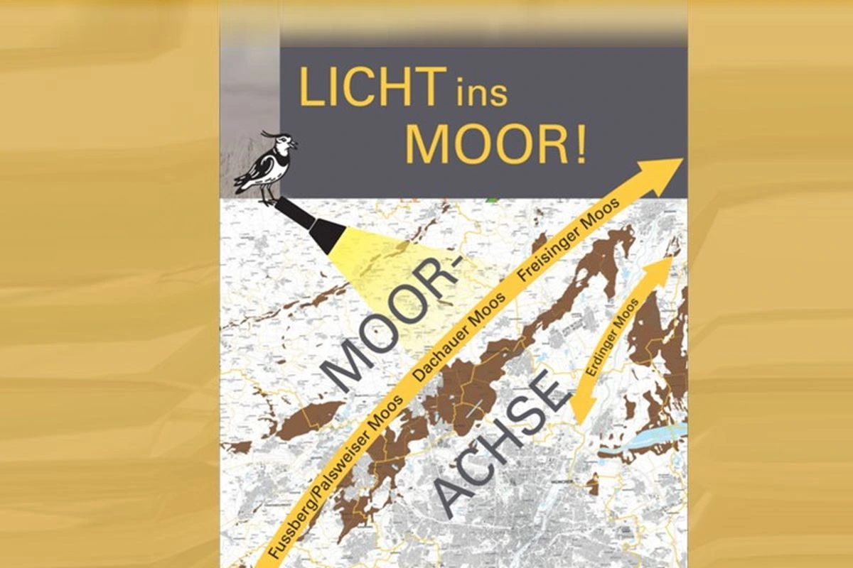 Die Ausstellung "Licht ins Moor" ist von 21.9. bis 5. 10. im Bürgerhaus Oberschleißheim zu sehen. (Grafik: Veranstalter)