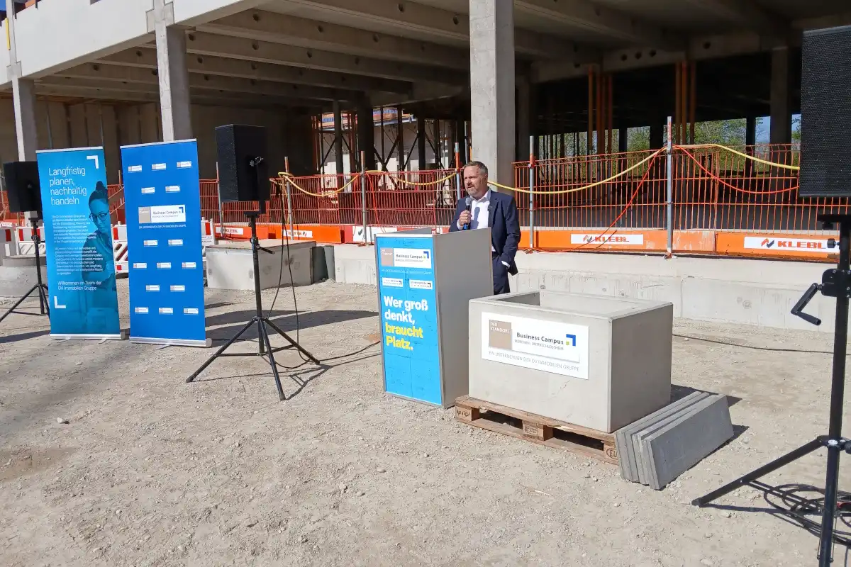 Michael Blaschek, Geschäftsführer der DV Immobilien Gruppe (Foto: Helmut Göbel)