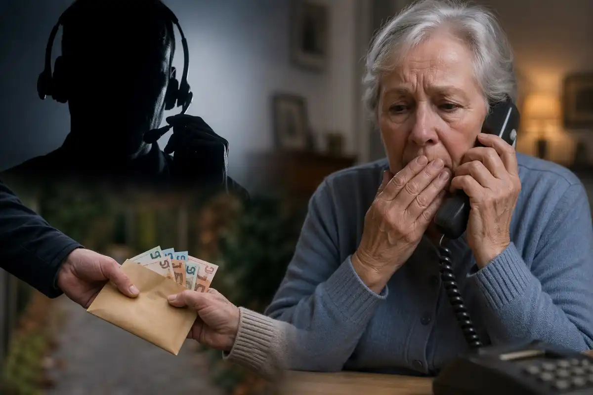 Callcenterbetrug, Symbolbild (Bild erstellt von Helmut Göbel mithilfe von ChatGPT)