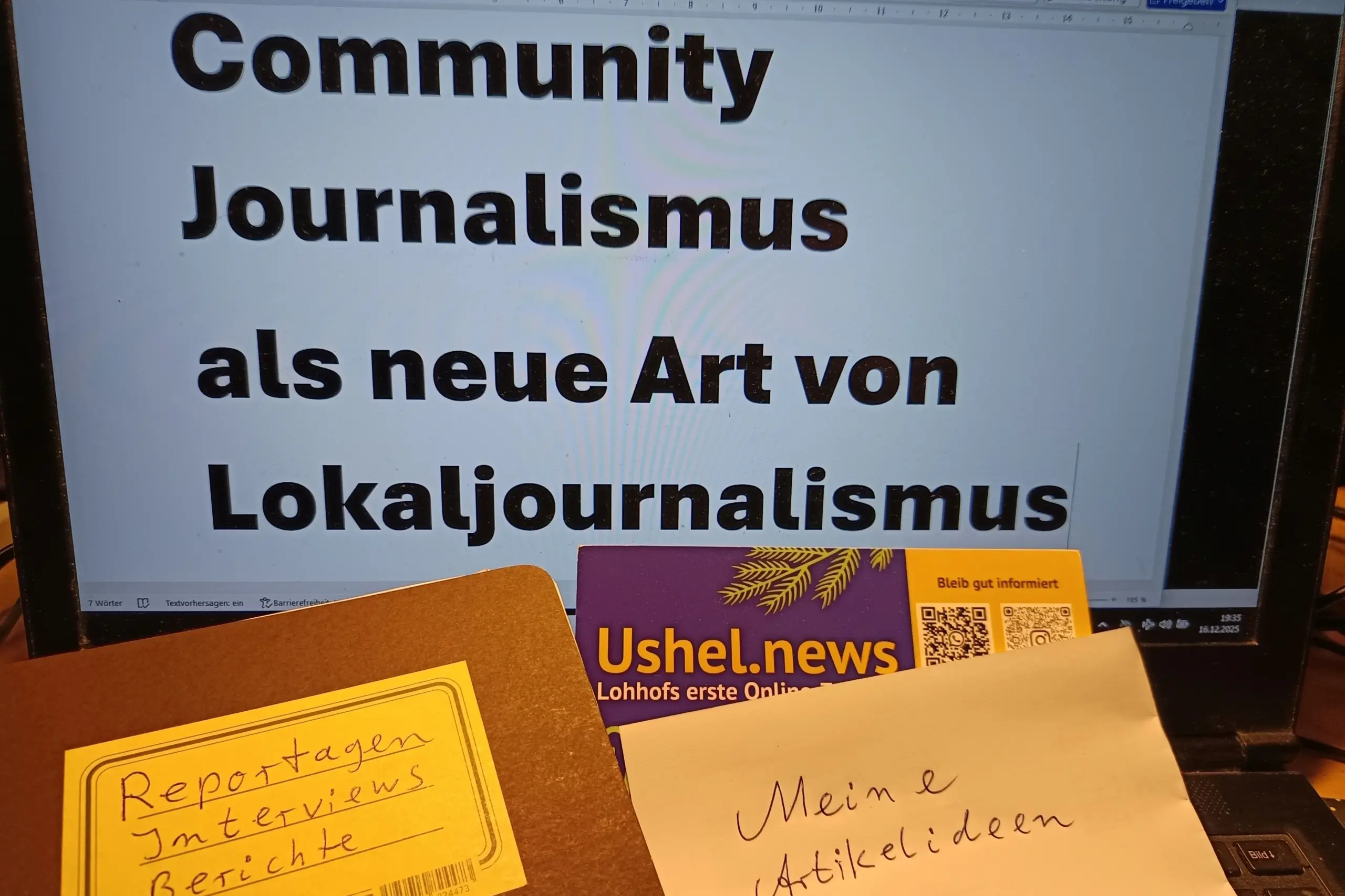 Community-Journalismus in Unterschleißheim (Bild: Peter Marwan)
