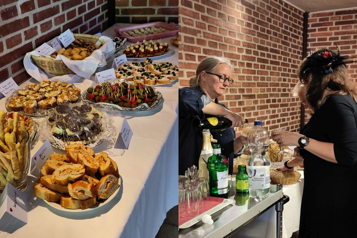 Buffet bei der Filmvorführung in der Genezareth-Kirche (Foto: Veranstalter)