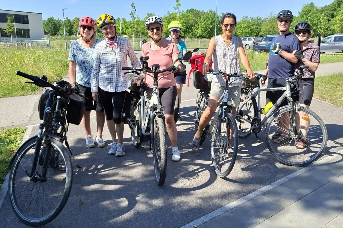 Teilnehmer der Radl-Tour der Munich NinePins (Foto: Munich NinePIns)