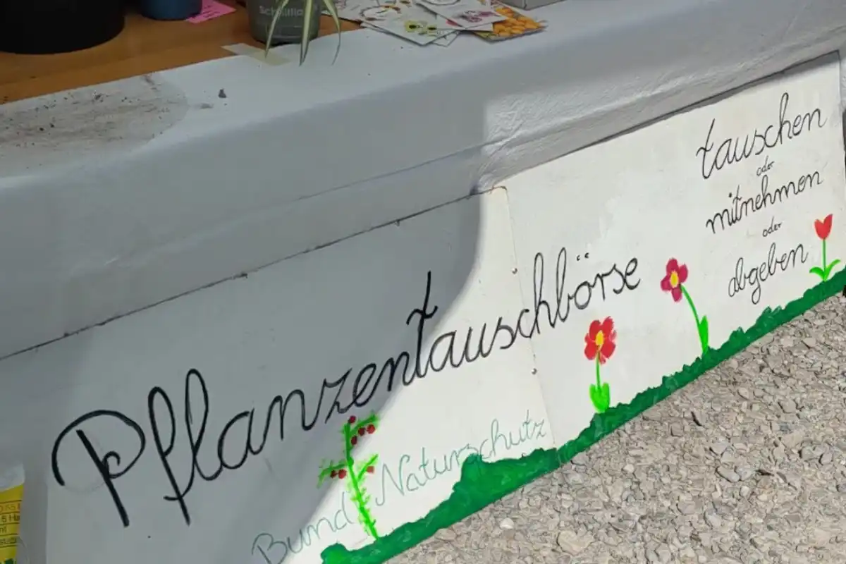 Pflanzentauschbörse des Bund Naturschutz in Unterschleißheim (Foto: Johanna Krichling)