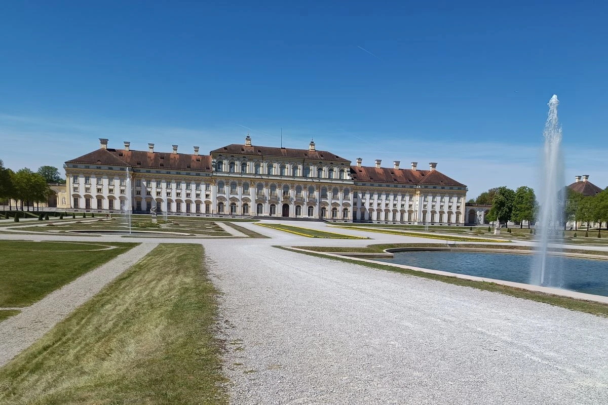 Schloss Schleißheim, Blick vom Park auf das Schloss (Foto: Peter Marwan)