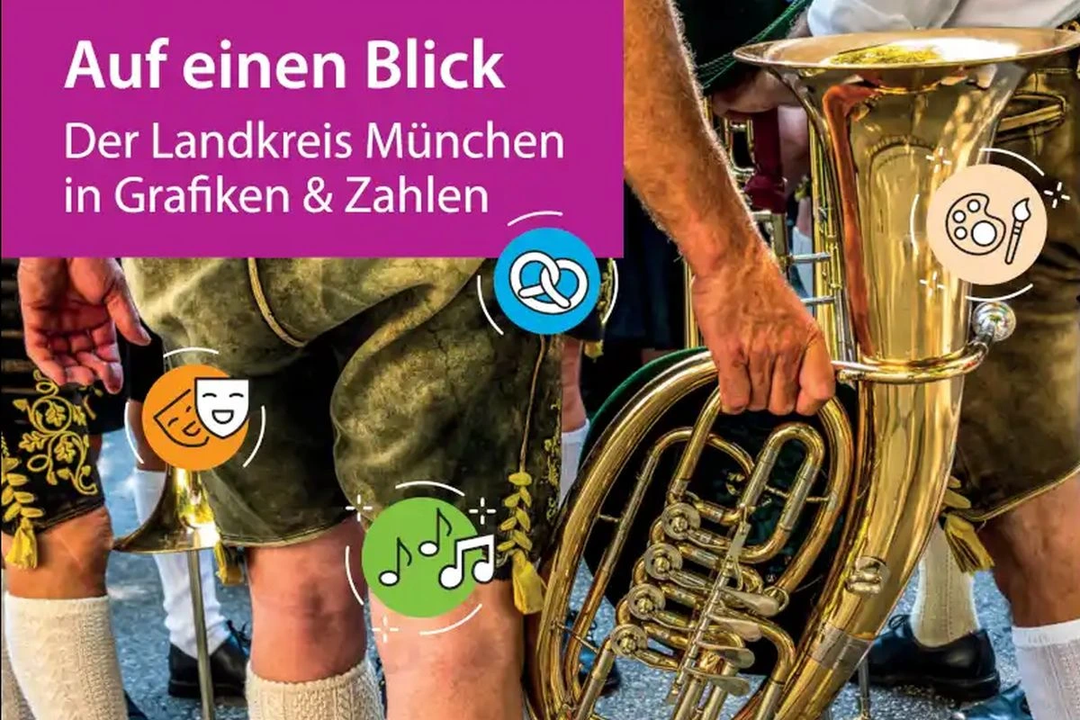 Ausschnitt des Covers der Statistikbroschüre des Landkreises München (Abbildung: Landratsamt München)