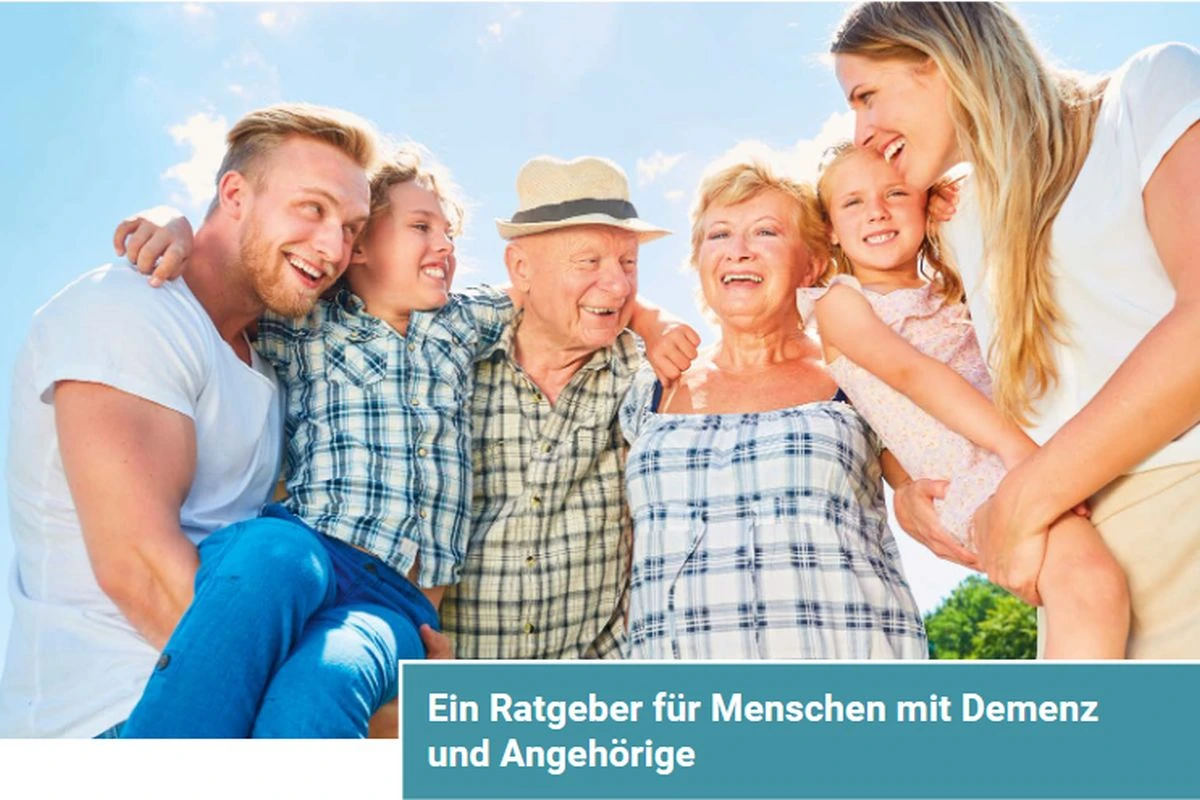 Ausschnitt des Titelblatts des Ratgebers des Landkreises München zu dementiellen Erkrankungen. (Grafik: Landkreis München)