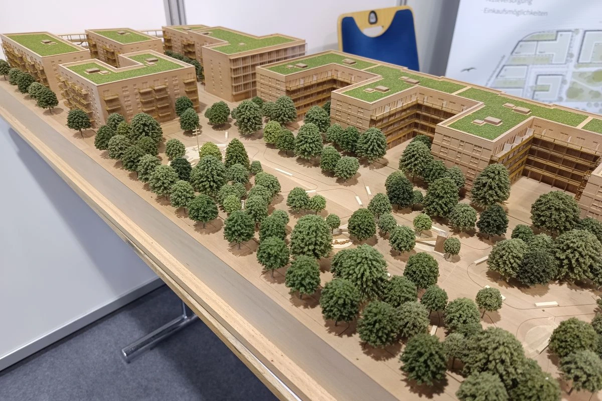 Modell Mehrgenerationenwohnen Lohhof-Süd (Foto: Peter Marwan)