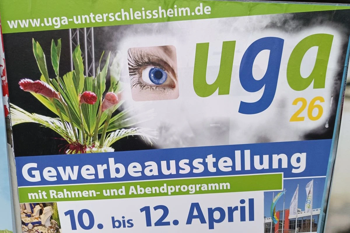 Plakat zur UGA 2026 (Foto: Peter Marwan)