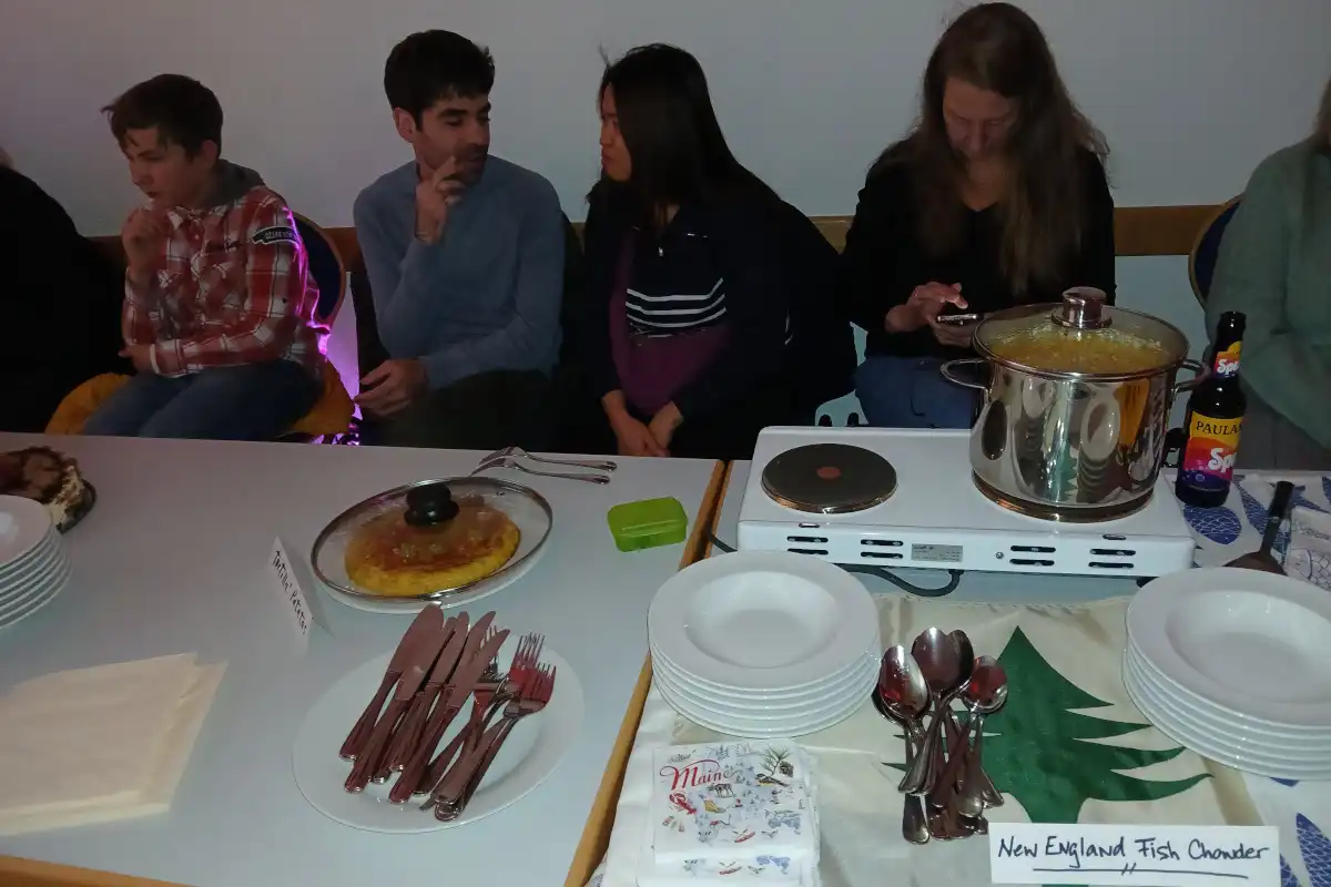 Alexandra aus den USA bestach mit New England Fish Chowder · Foto: Helmut Göbel