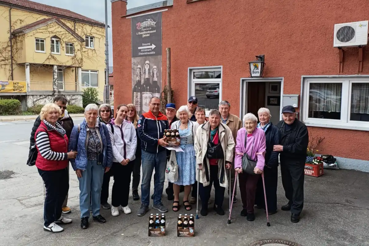 VdK: Geselliger Ausflug zur Dampfbierbrauerei Zwiesel (Foto: VdK Unterschleißheim)