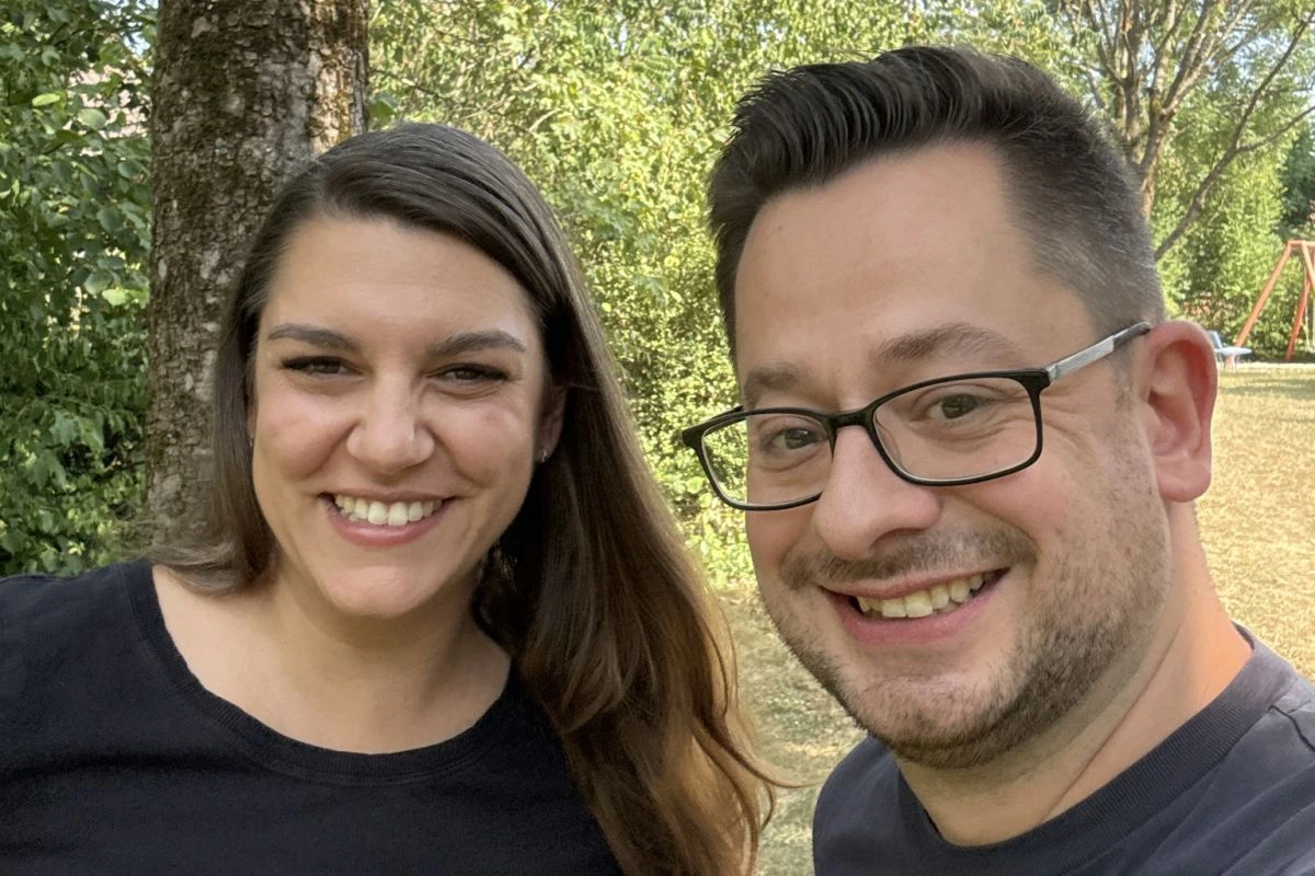Melanie Oberpeilsteiner und Nino Wagensonner (Foto: Die Linke Unterschleißheim)