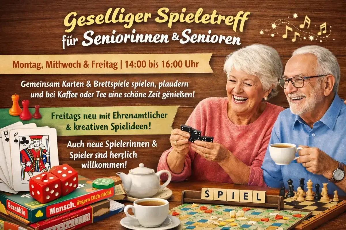 Geselliger Spieleabend -Symbolbild (Erstellt mit ChatGPT von Helmut Göbel)