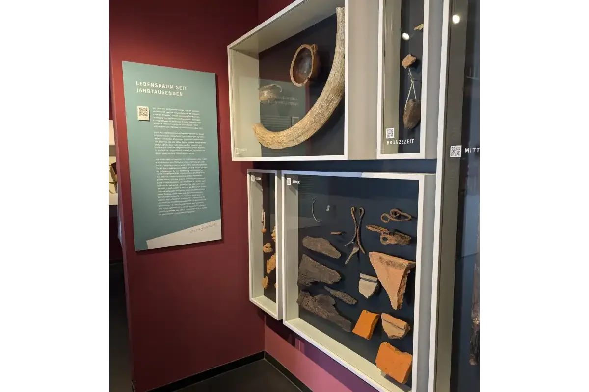 Archäologische Abteilung im Stadtmuseum Unterschleißheim (Foto: Forum Unterschleißheim)