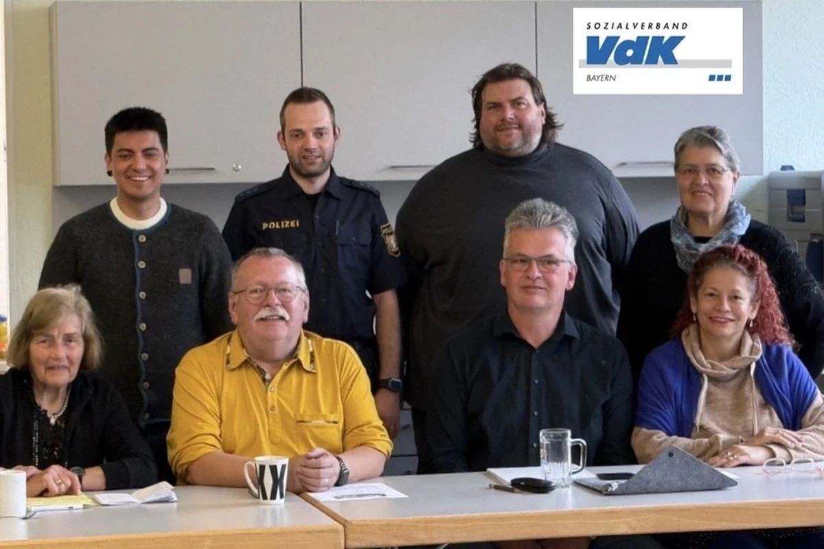 Versammlung des VdK Lohhof-Unterschleißheim 2025 (Foto: VdK-Ortsverband Lohhof-Unterschleißheim)